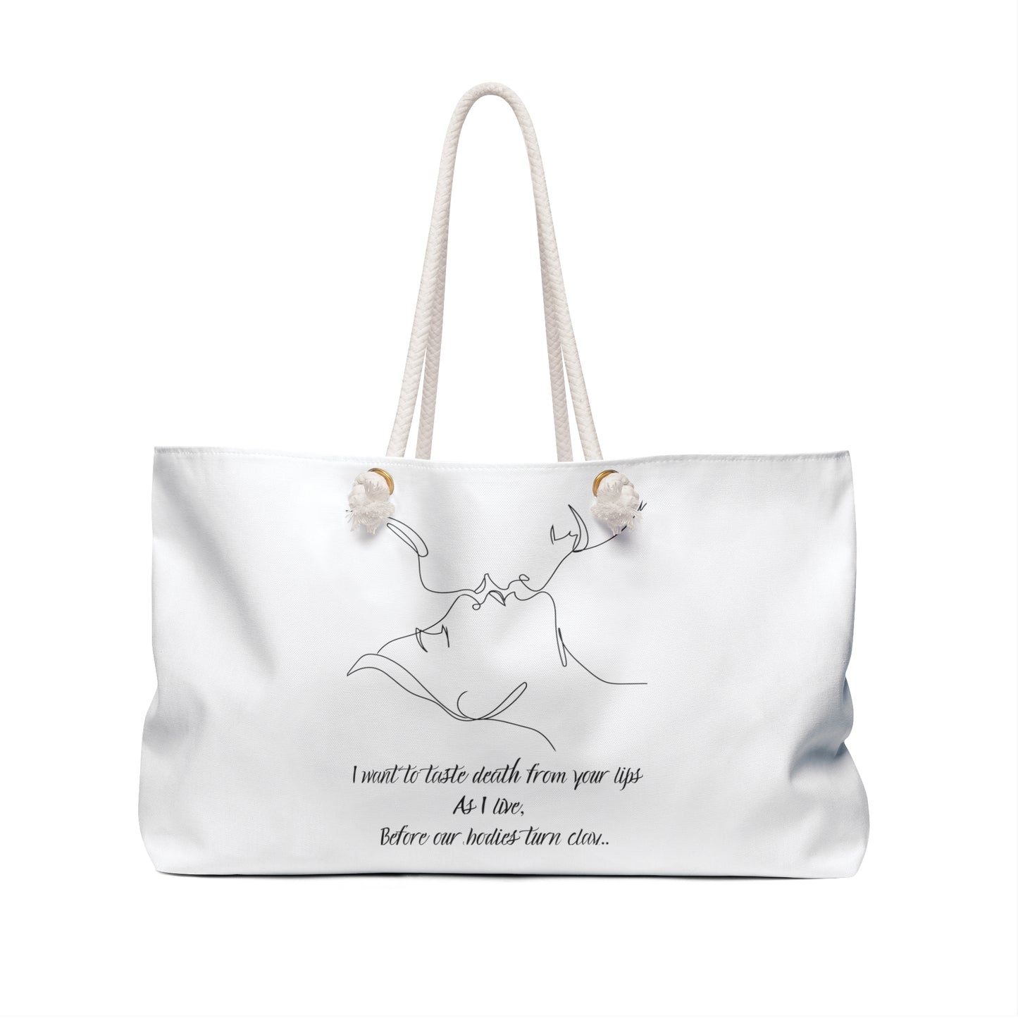 DEATH FROM YOUR LIPS Weekender Bag