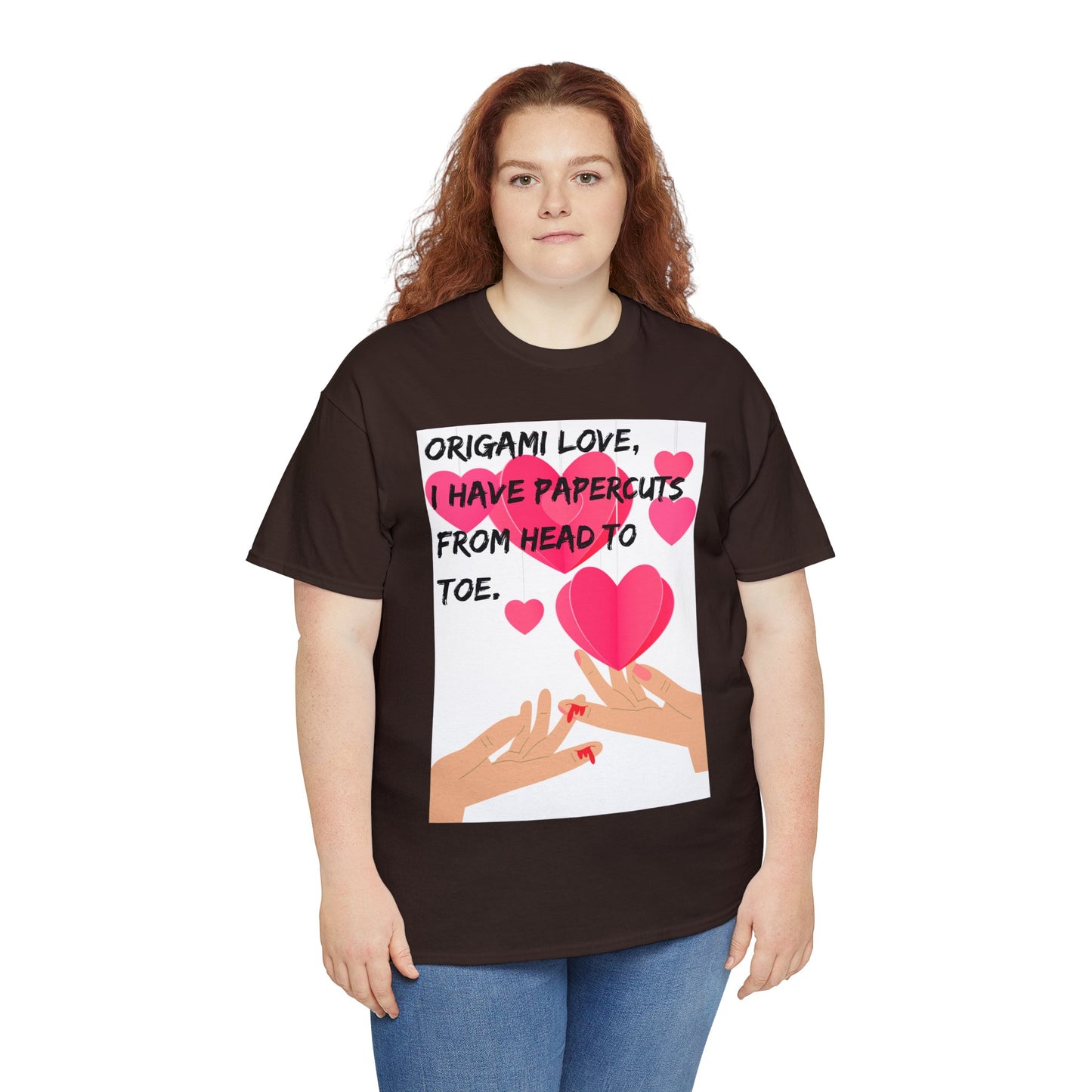 ORIGAME LOVE Unisex Heavy Cotton Tee