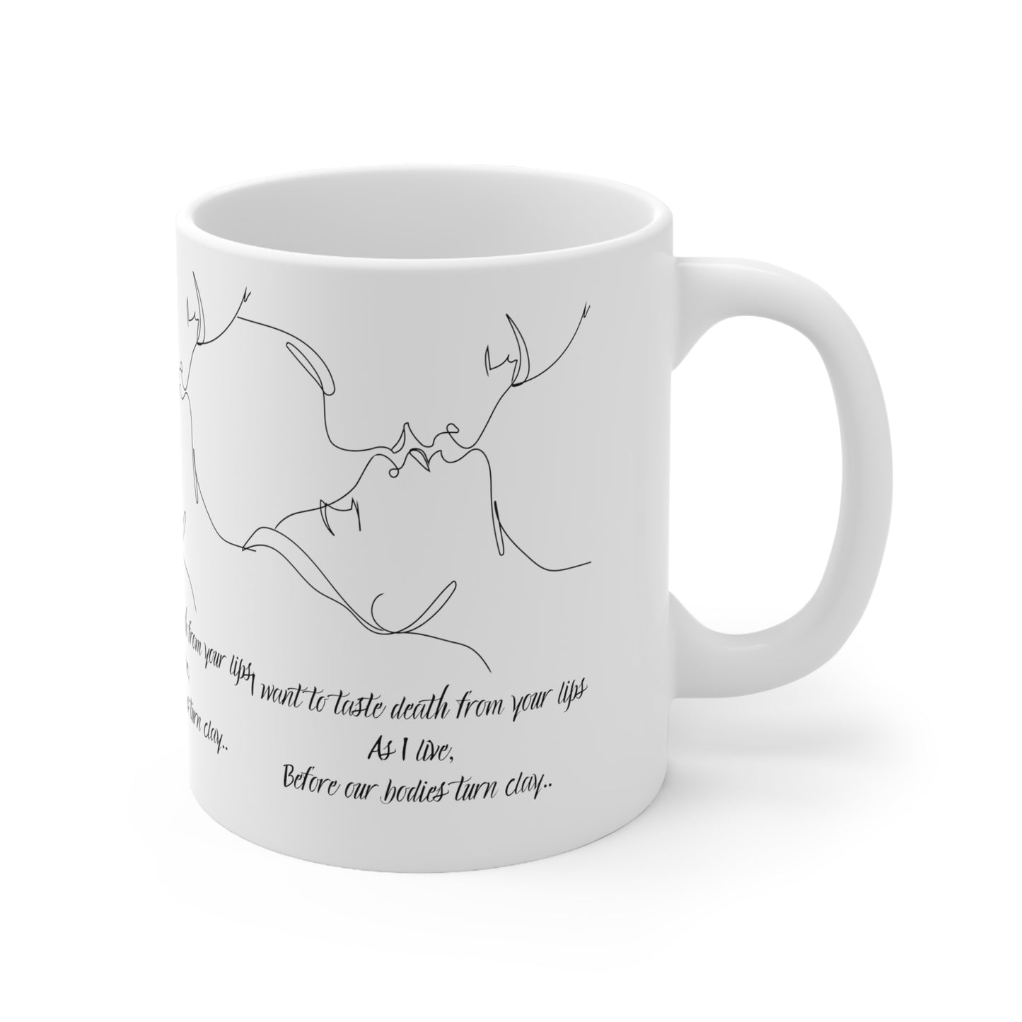 DEATH FROM YOUR LIPS Ceramic Mug 11oz