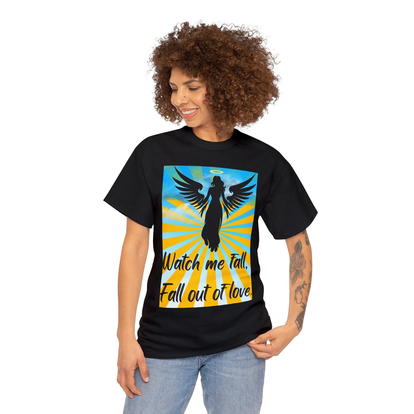 FALL OUT OF LOVE Unisex Heavy Cotton Tee