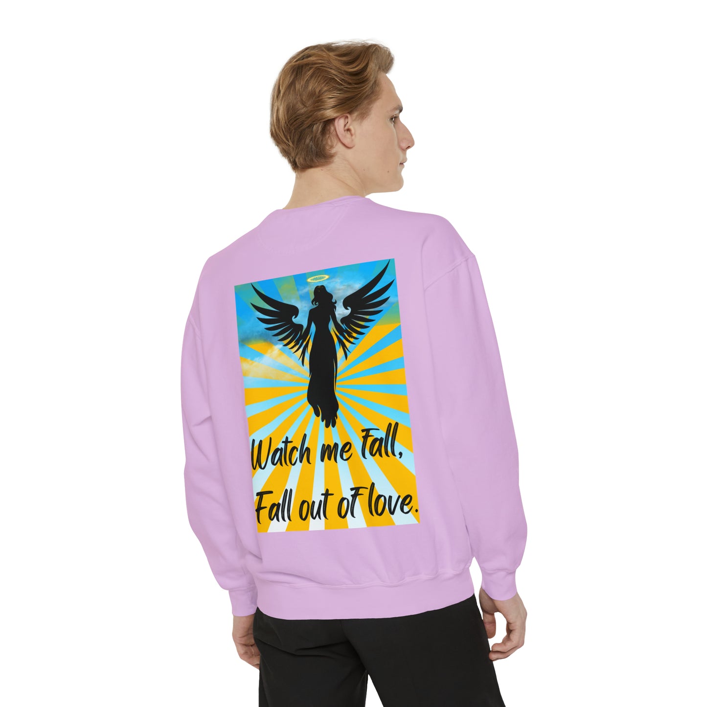 FALL OUT OF LOVE  Unisex Garment-Dyed Sweatshirt