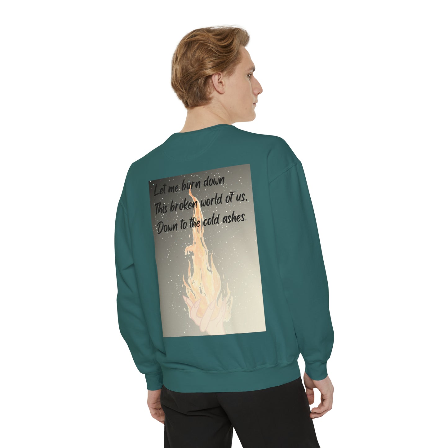 DOWN TO THE ASHES  Unisex Garment-Dyed Sweatshirt