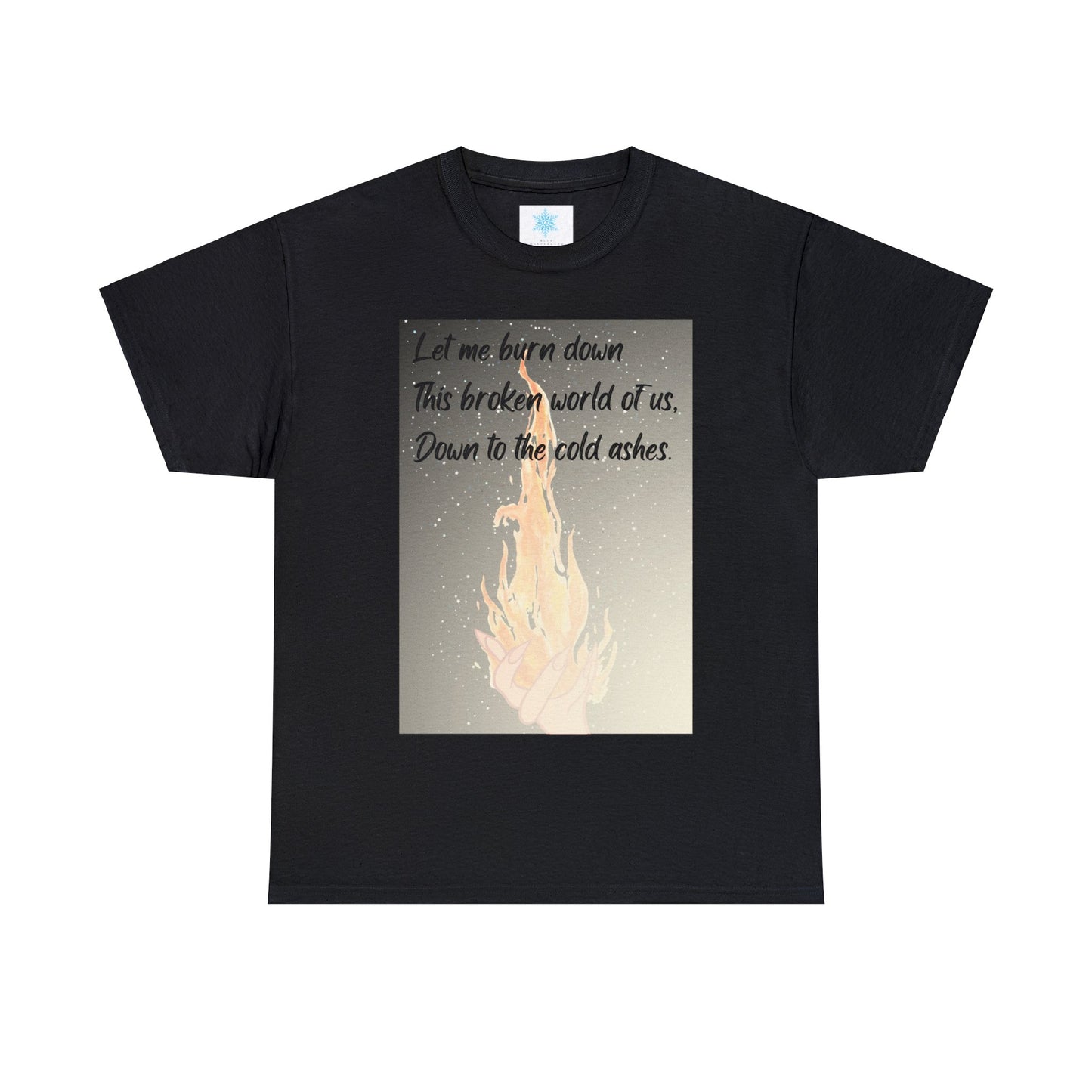 DOWN TO THE ASHES  Unisex Heavy Cotton Tee