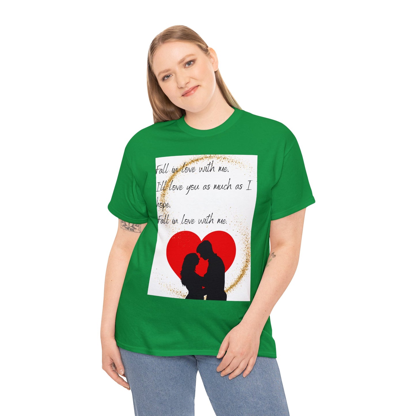 FALL IN LOVE WITH ME Unisex Heavy Cotton Tee