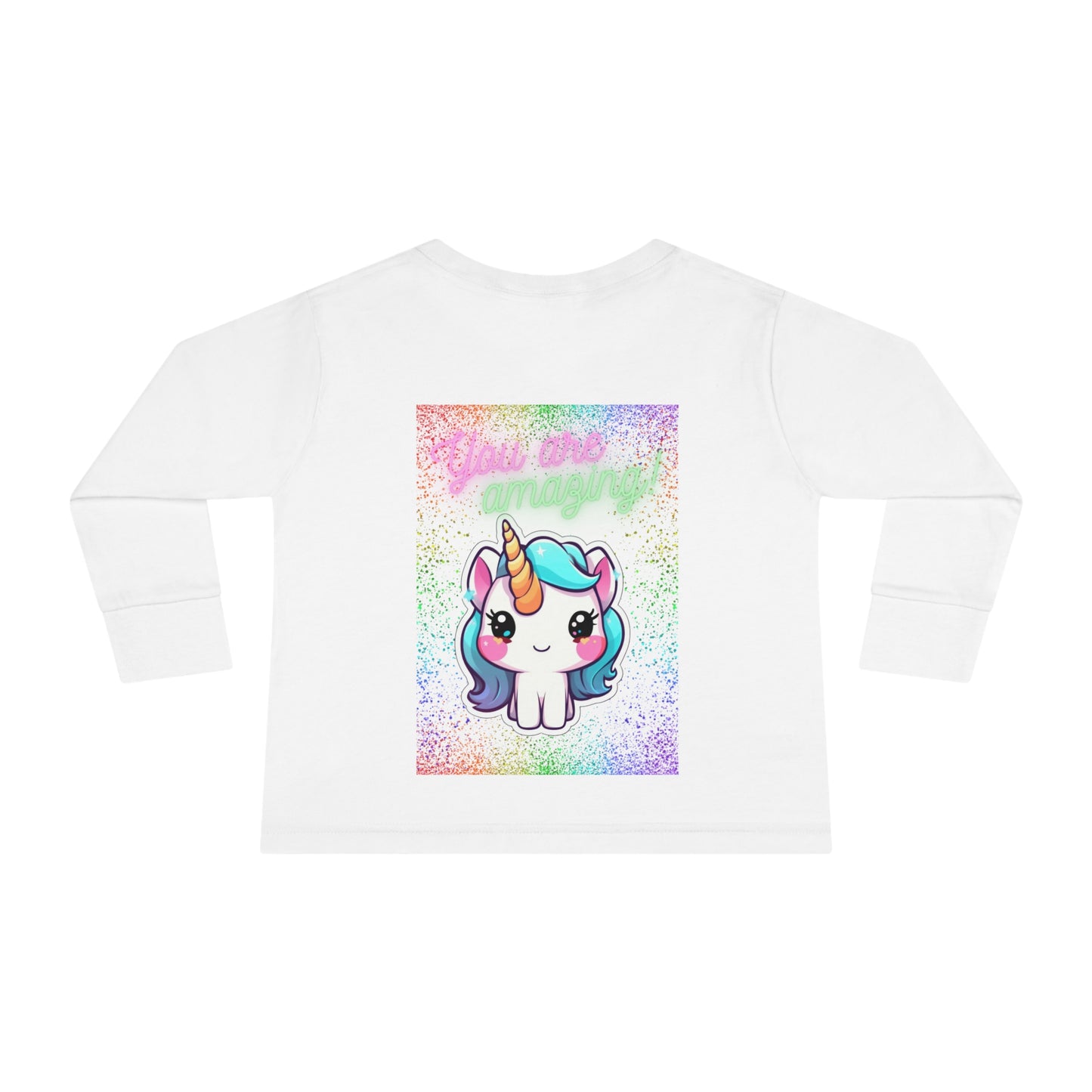 YOU ARE AMAZING UNICORN LOVE Toddler Long Sleeve Tee