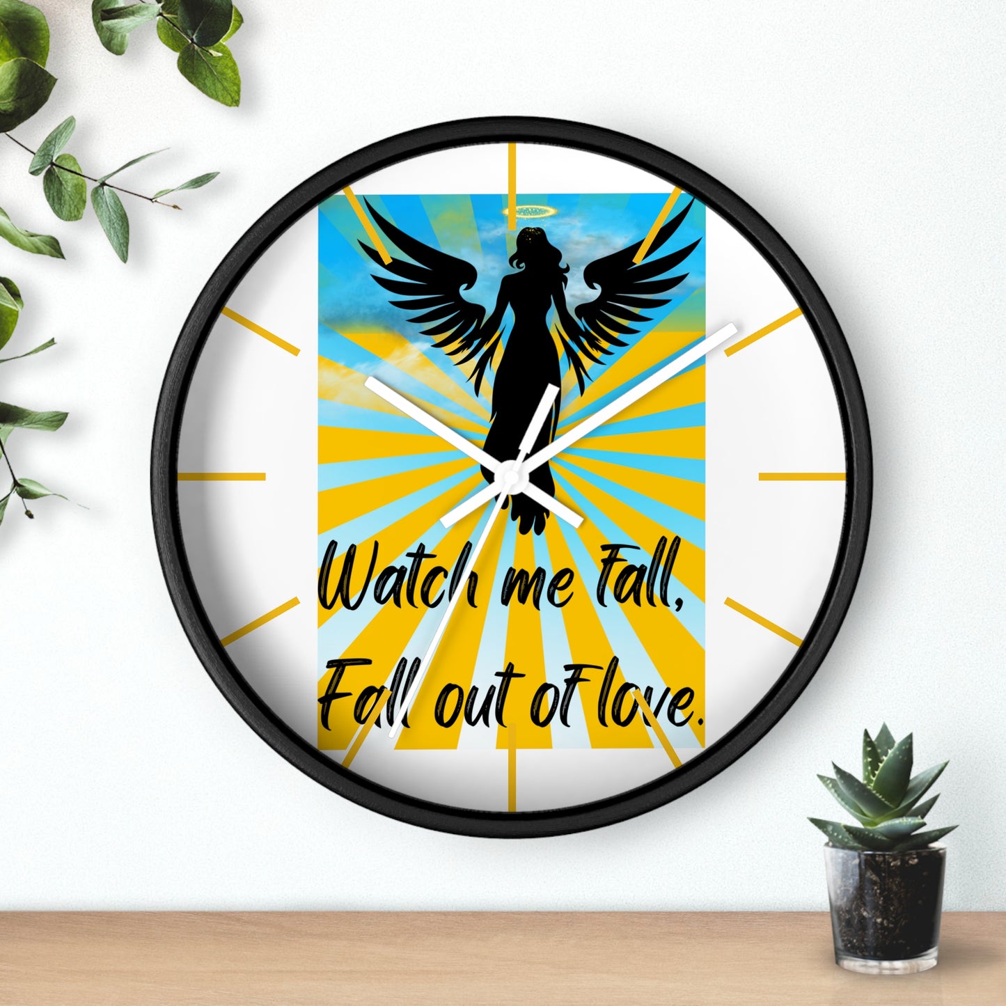 FALL OUT OF LOVE Wall Clock