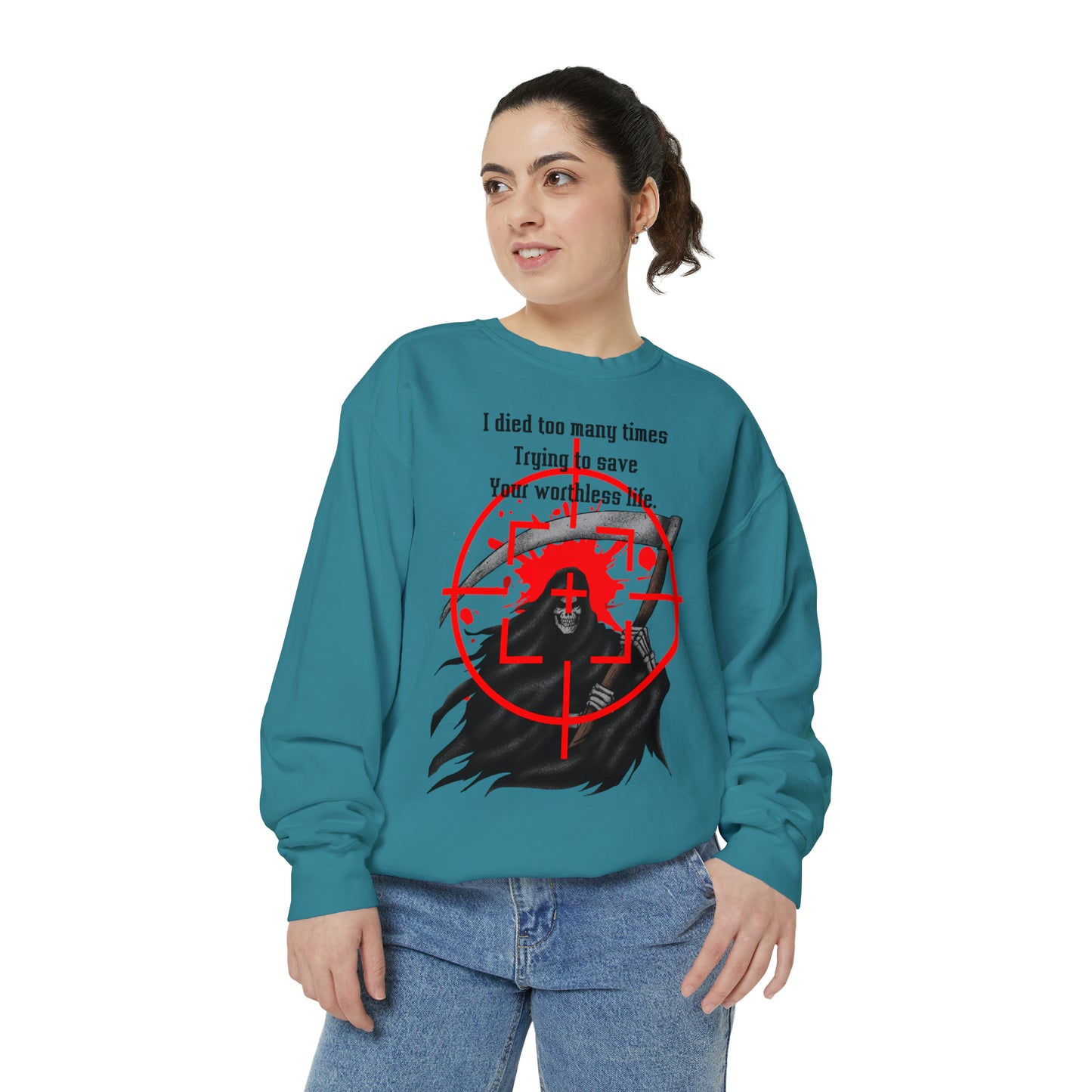 GAMER GIRL Unisex Garment-Dyed Sweatshirt