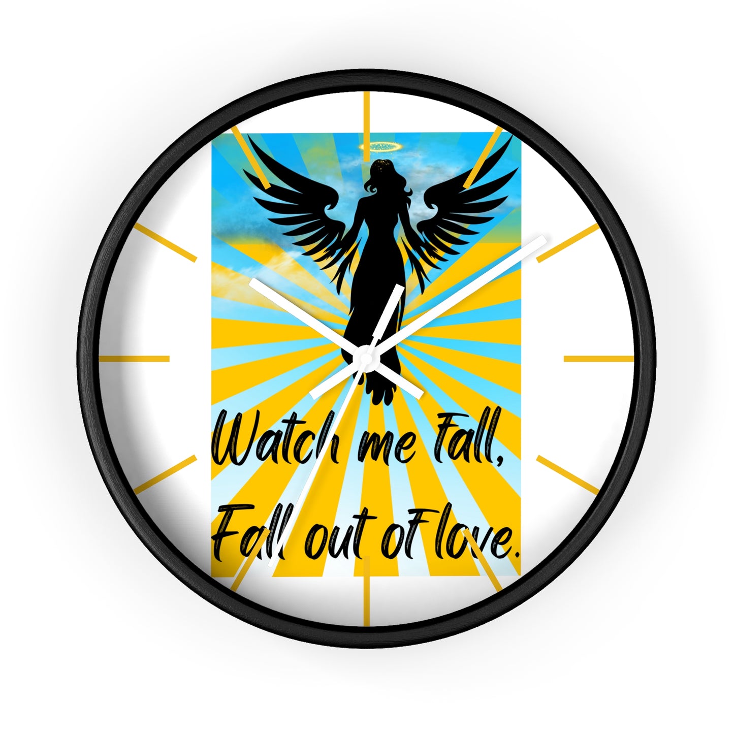 FALL OUT OF LOVE Wall Clock