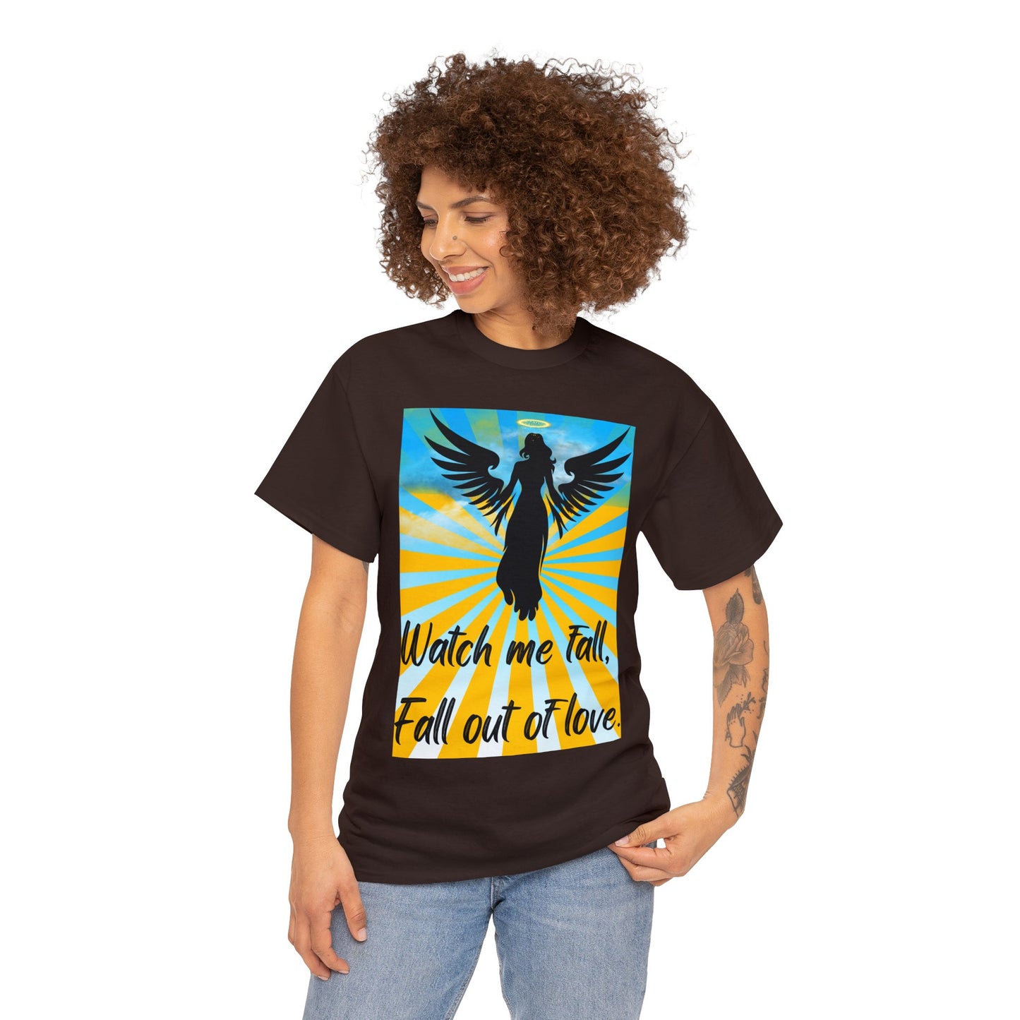 FALL OUT OF LOVE Unisex Heavy Cotton Tee