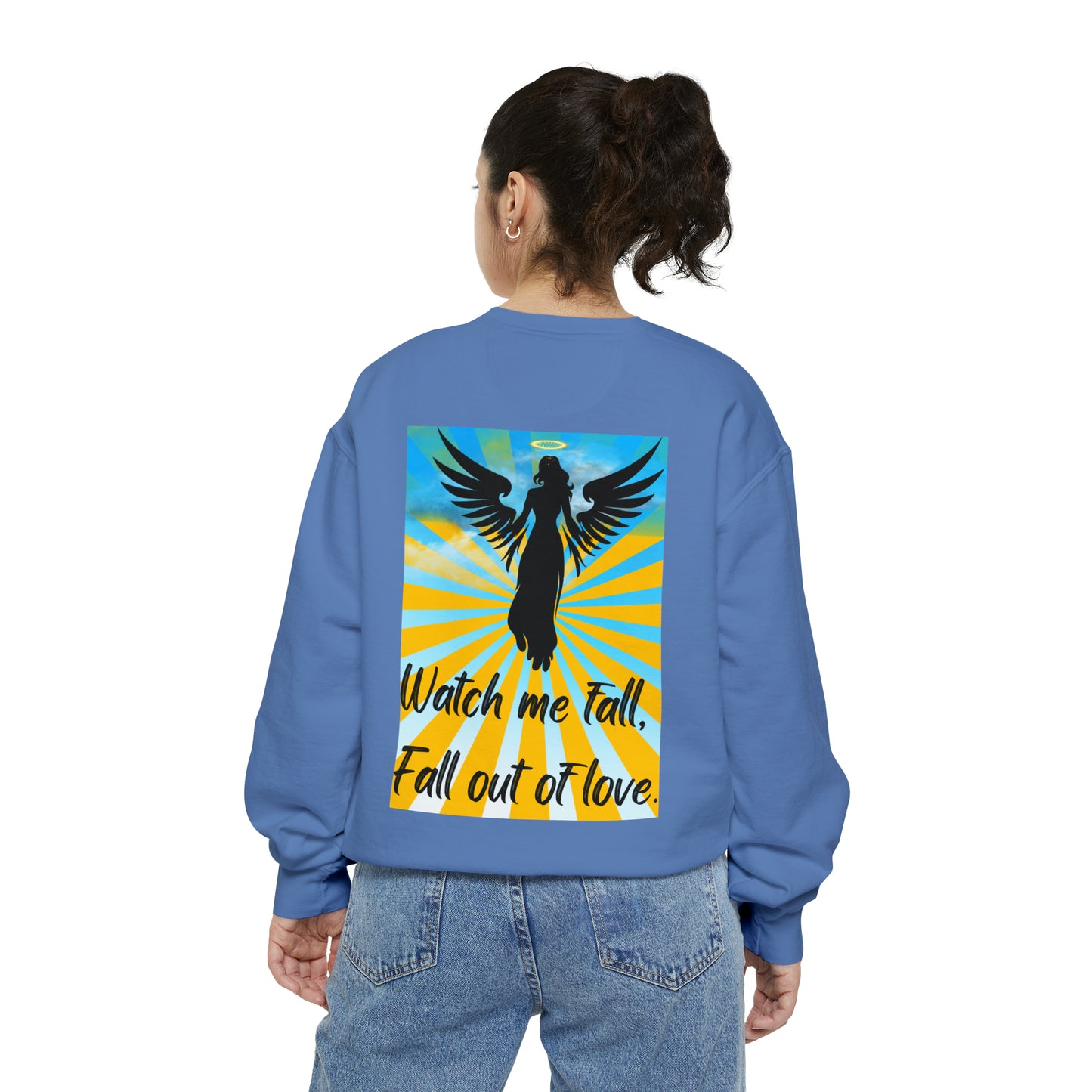 FALL OUT OF LOVE  Unisex Garment-Dyed Sweatshirt