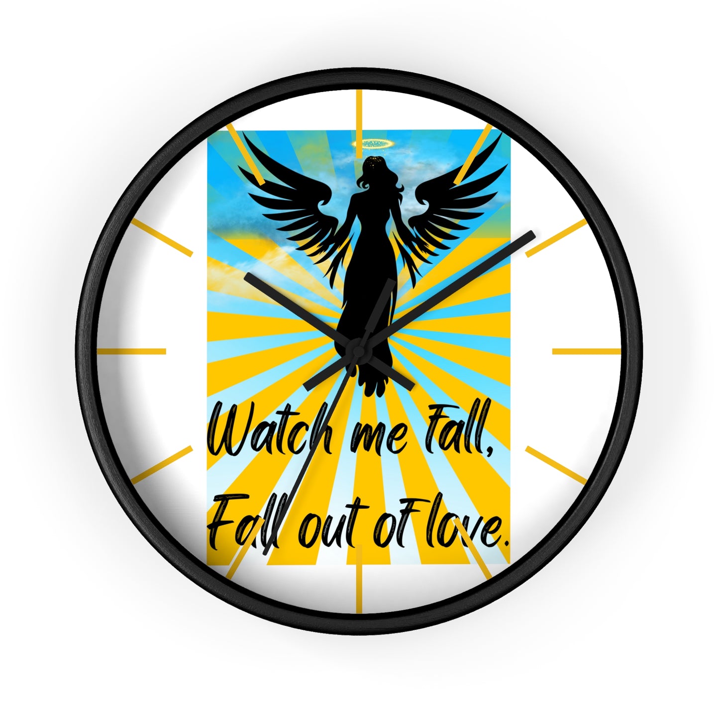 FALL OUT OF LOVE Wall Clock