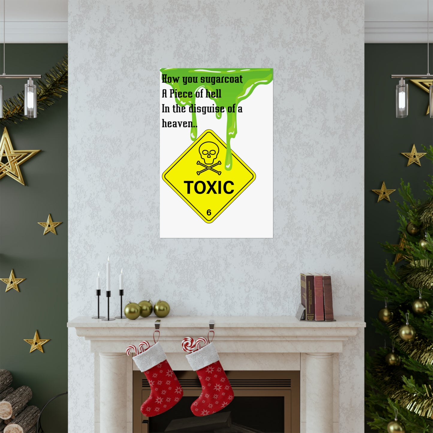 TOXIC LOVE   Matte Vertical Posters