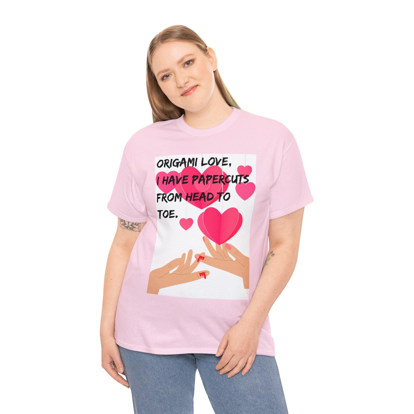 ORIGAME LOVE Unisex Heavy Cotton Tee