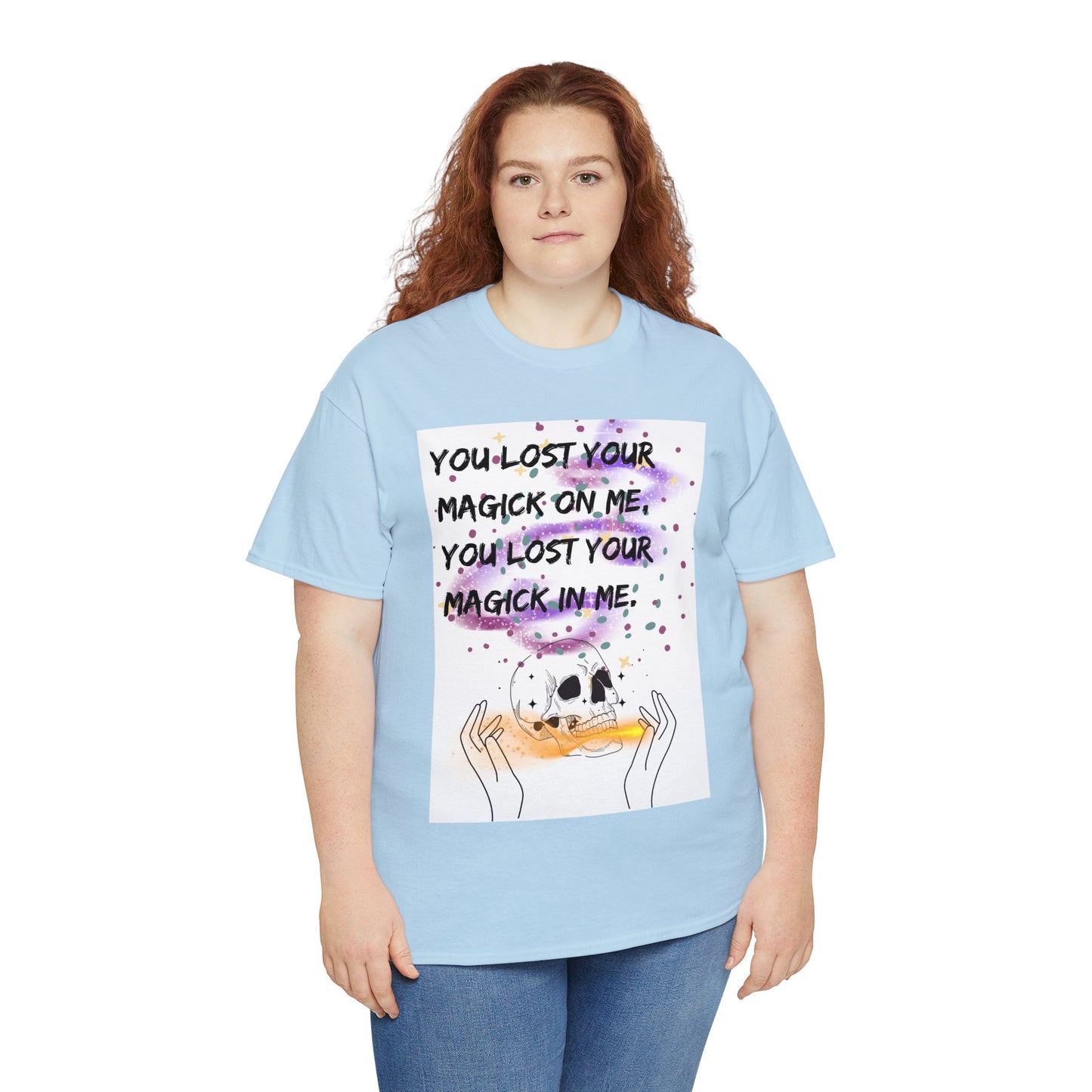 LOST YOUR MAGICK Unisex Heavy Cotton Tee