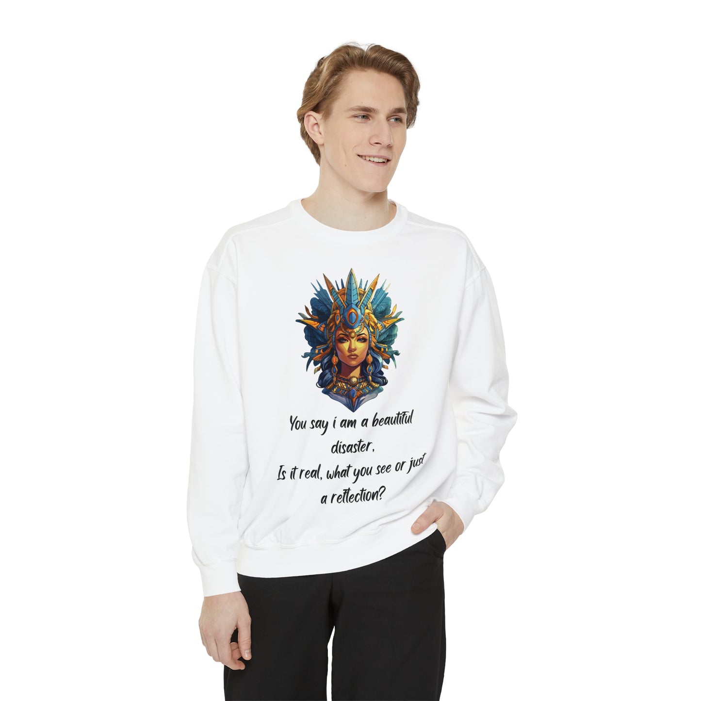 ILLUSIONS Unisex Garment-Dyed Sweatshirt
