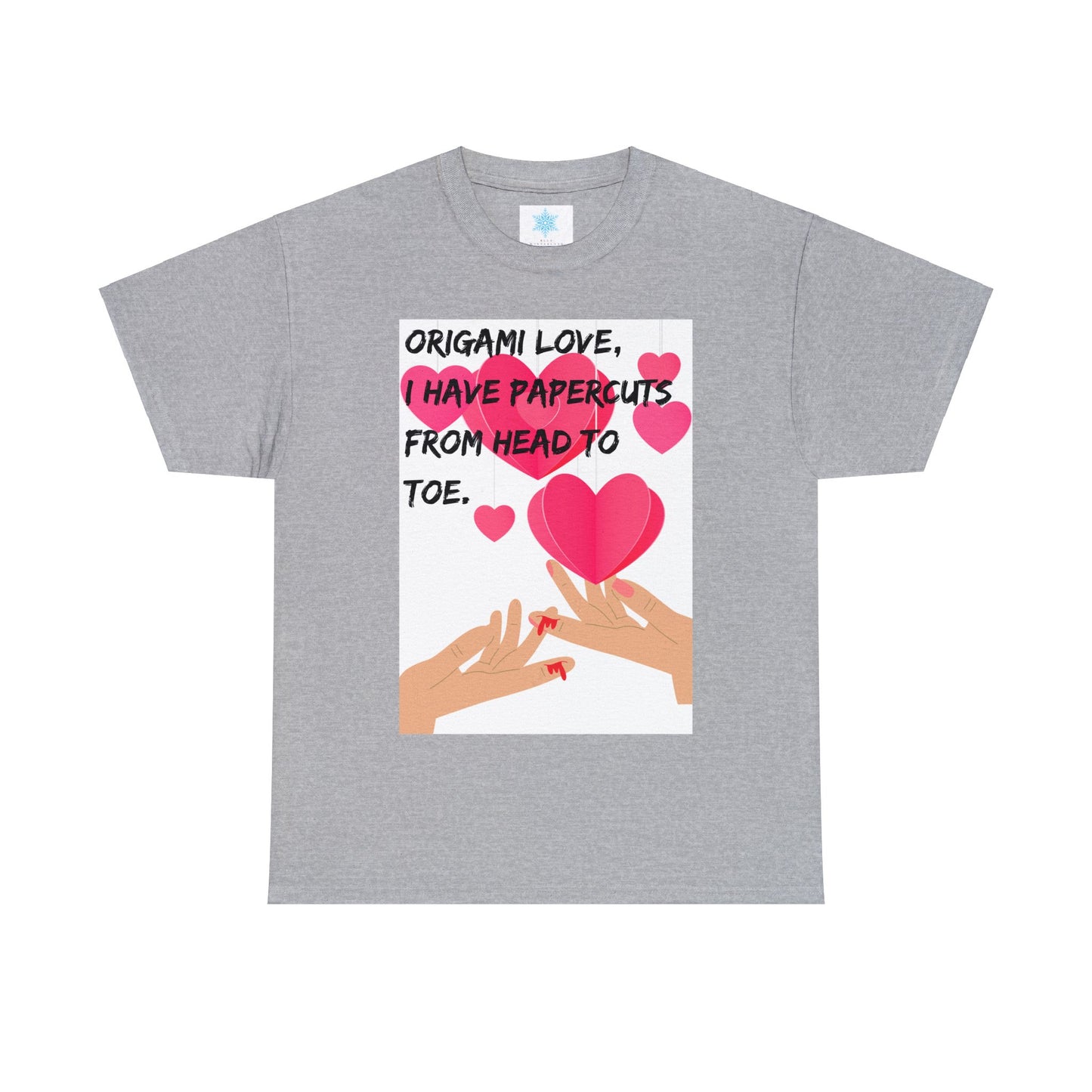 ORIGAME LOVE Unisex Heavy Cotton Tee