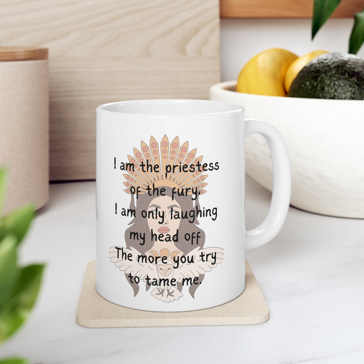 PRIESTESS OF THE FURY Ceramic Mug 11oz