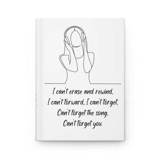 SONG STUCK IN MY HEAD Hardcover Journal Matte