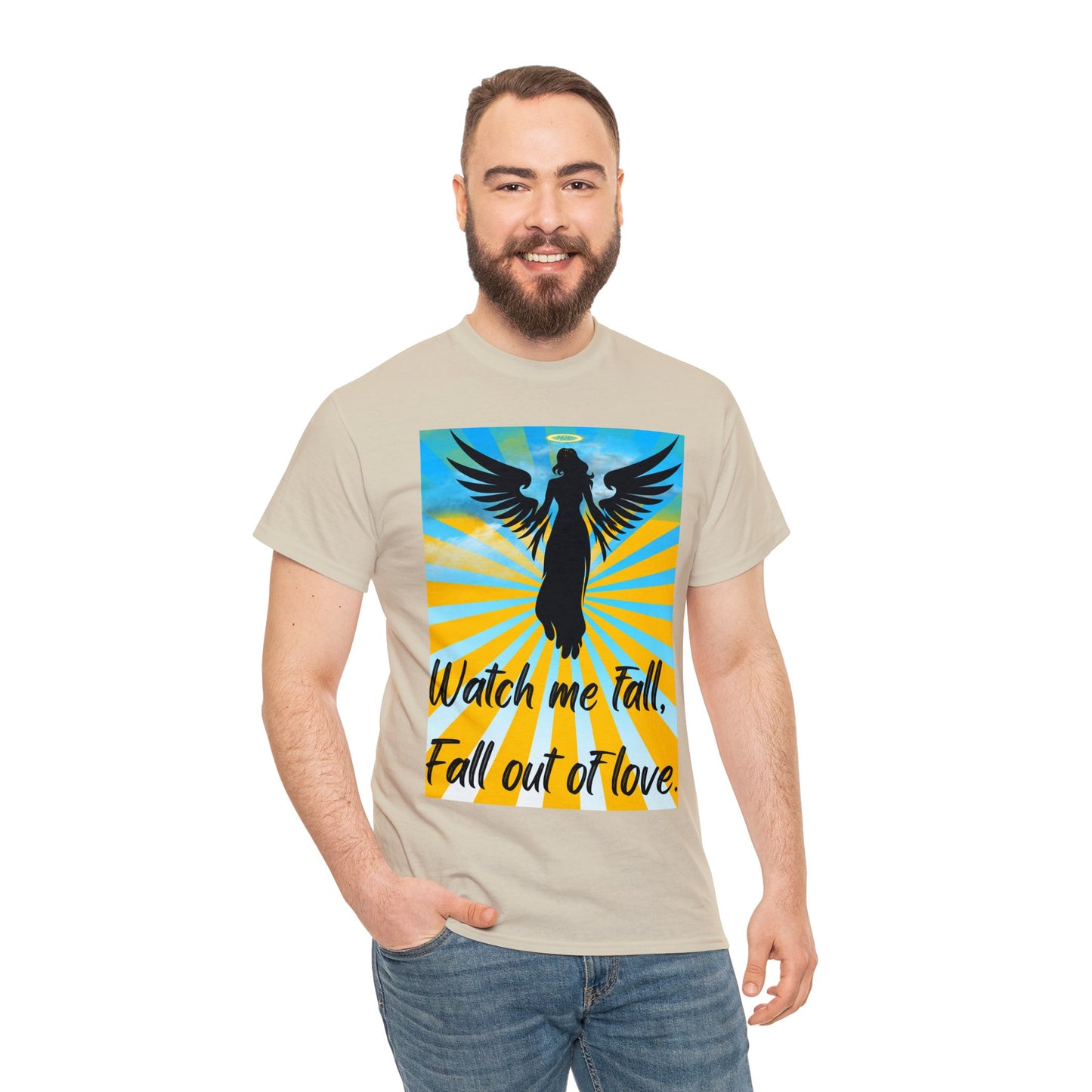 FALL OUT OF LOVE Unisex Heavy Cotton Tee