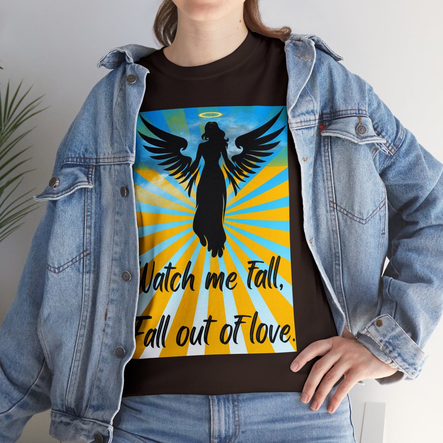 FALL OUT OF LOVE Unisex Heavy Cotton Tee