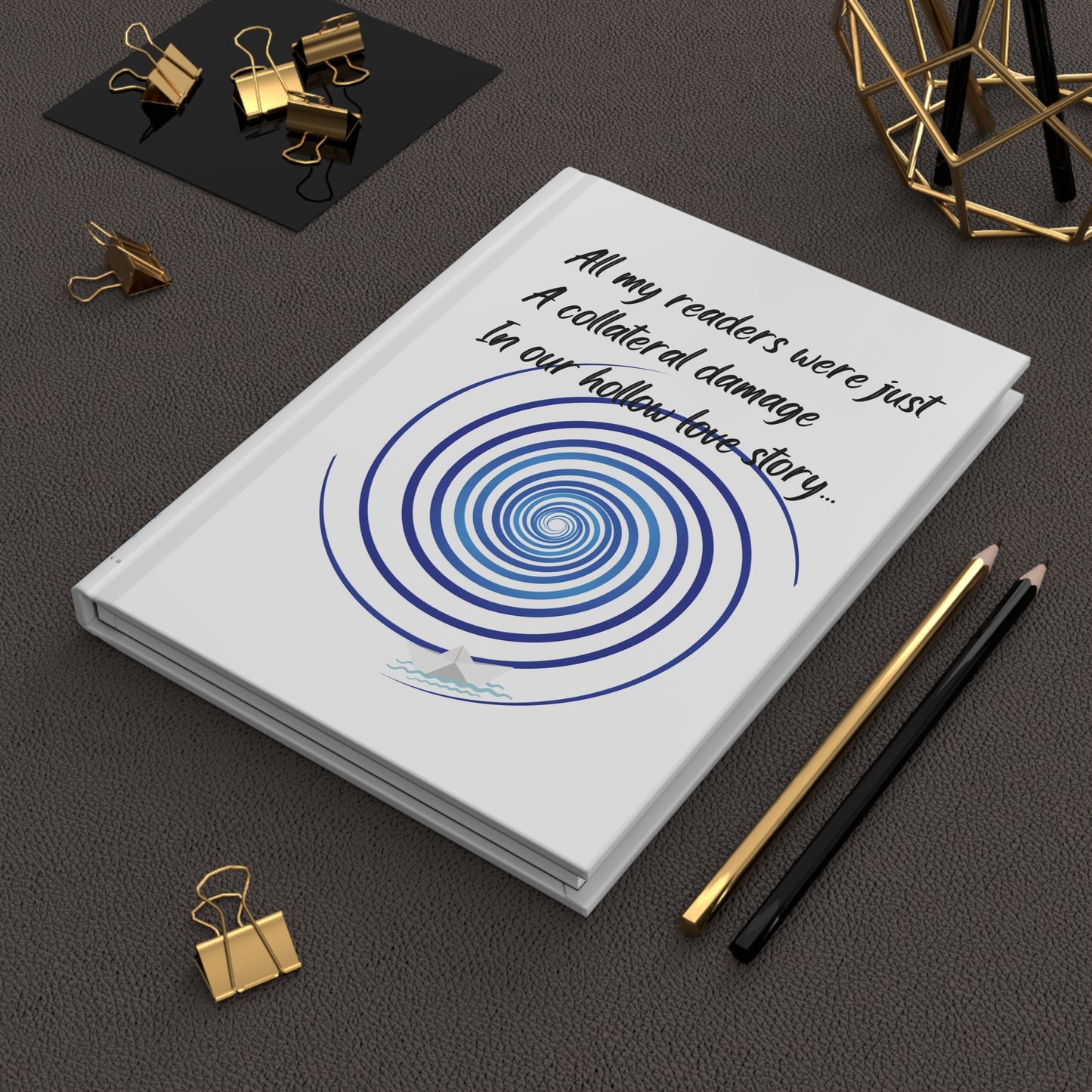 COLLATERAL DAMAGE Hardcover Journal Matte