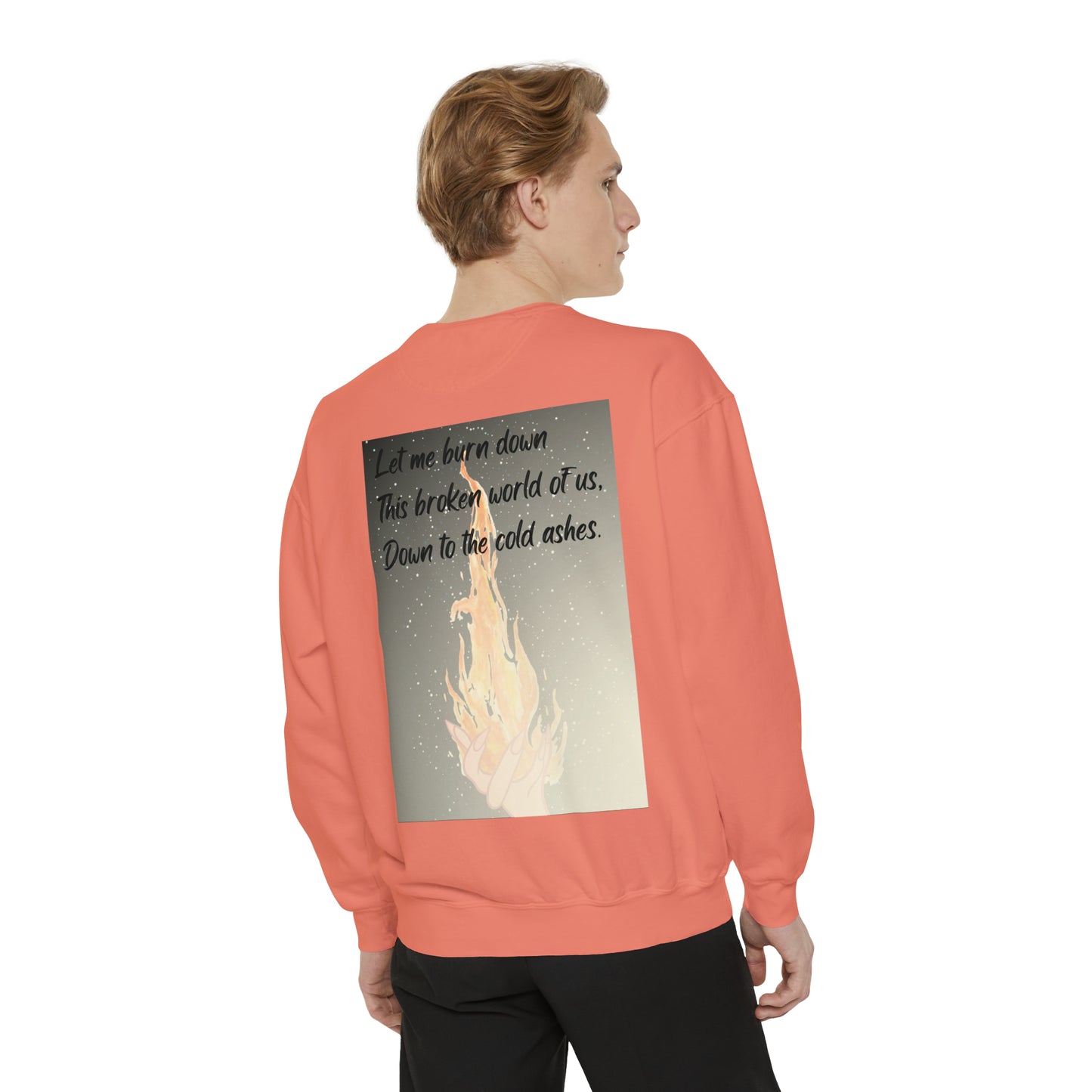DOWN TO THE ASHES  Unisex Garment-Dyed Sweatshirt