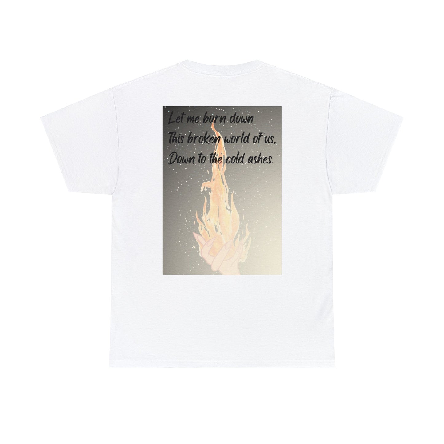 DOWN TO THE ASHES  Unisex Heavy Cotton Tee