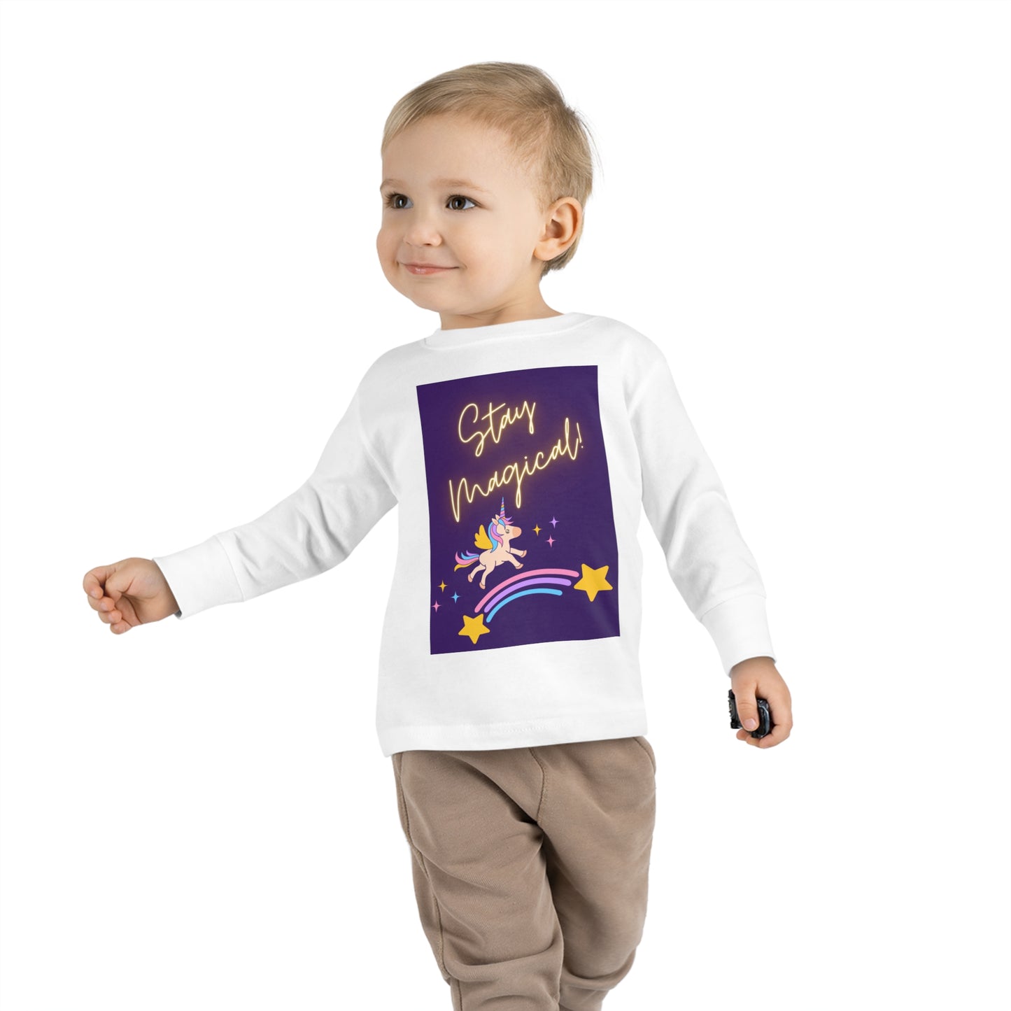 STAY MAGICAL UNICORN LOVE Toddler Long Sleeve Tee