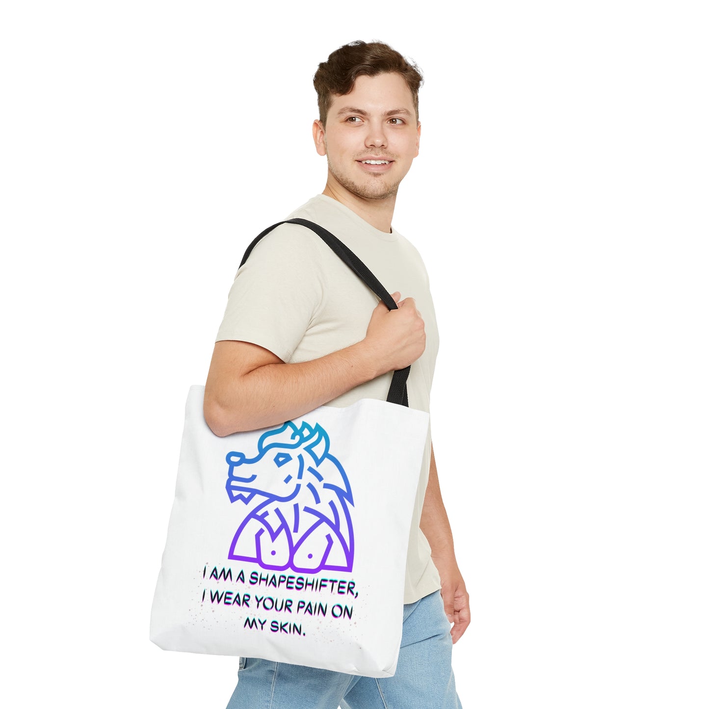 I AM A SHAPESHIFTER Tote Bag (AOP)
