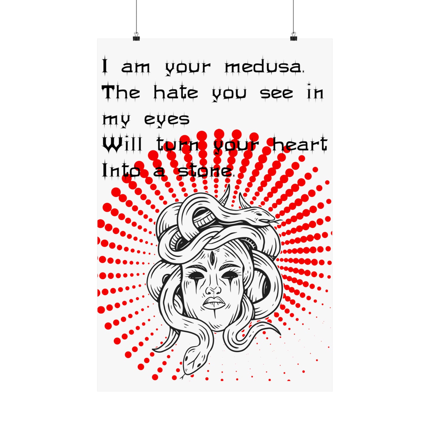 MEDUSA TALES   Matte Vertical Posters