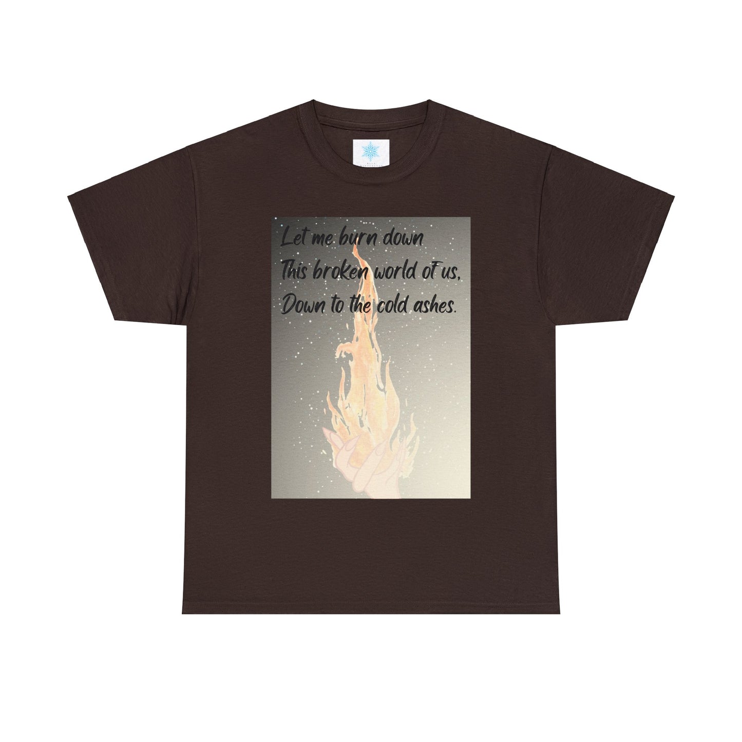 DOWN TO THE ASHES  Unisex Heavy Cotton Tee