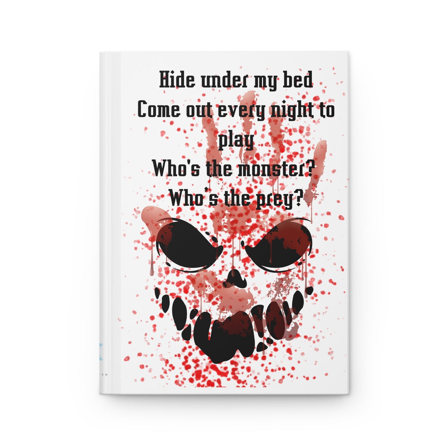 MONSTERS UNDER MY BED  Hardcover Journal Matte