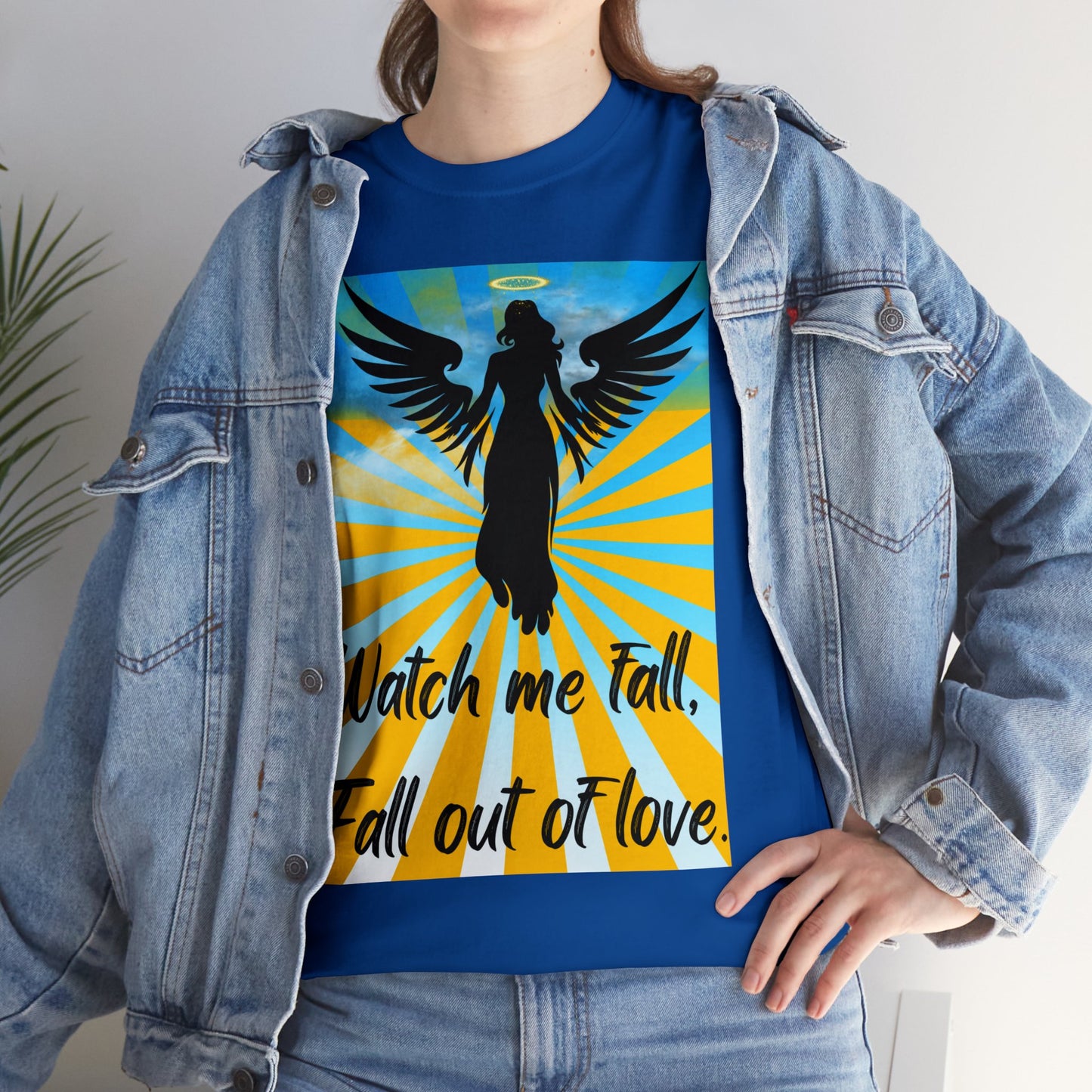 FALL OUT OF LOVE Unisex Heavy Cotton Tee