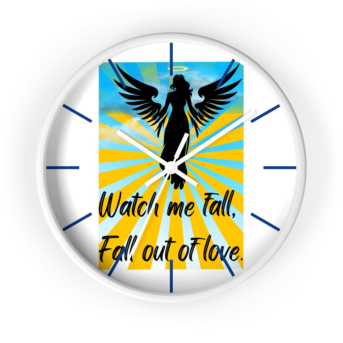 FALL OUT OF LOVE Wall Clock