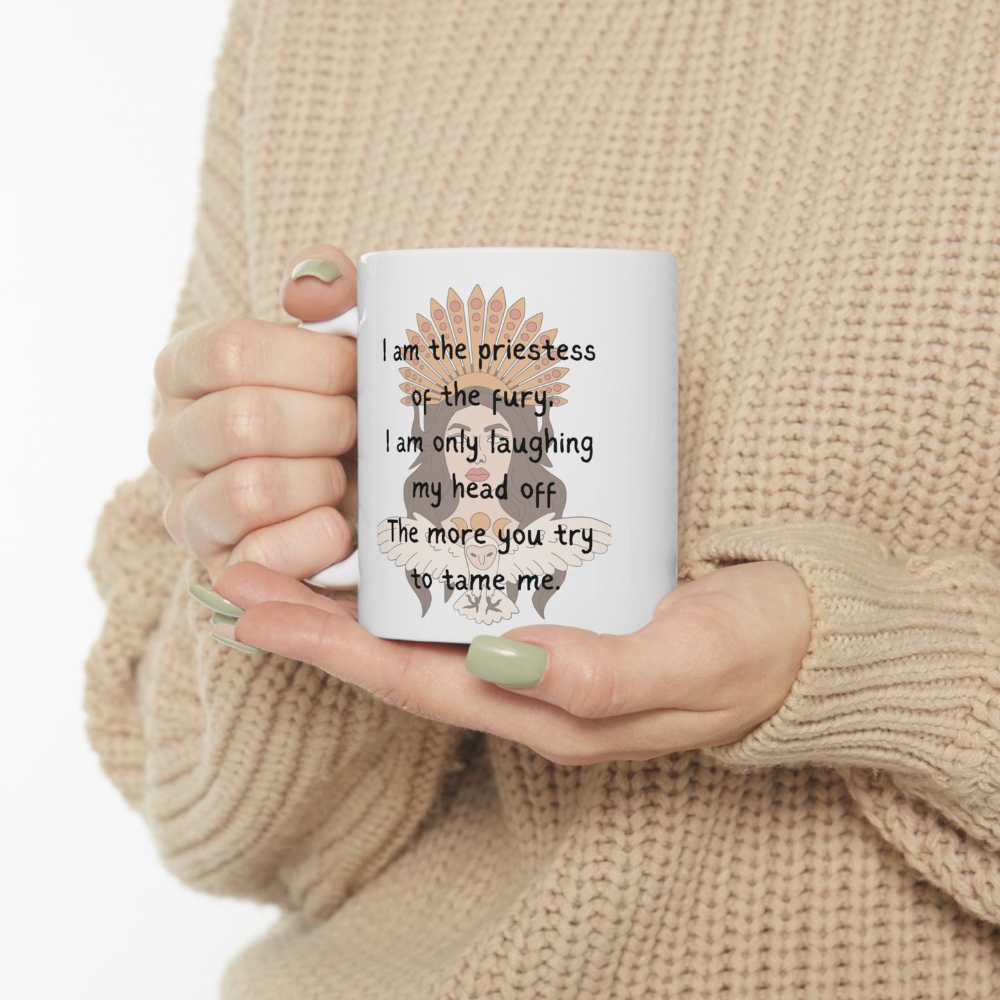 PRIESTESS OF THE FURY Ceramic Mug 11oz