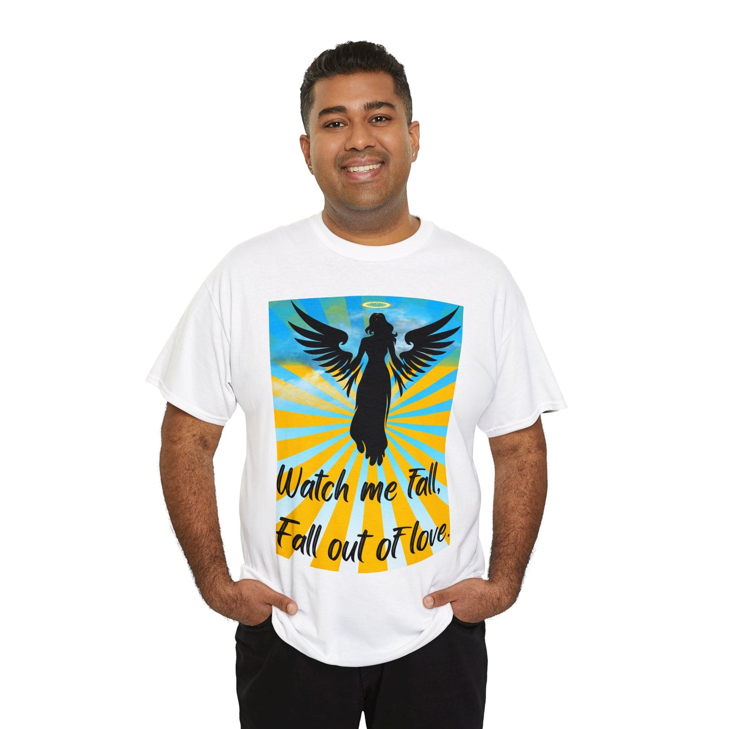 FALL OUT OF LOVE Unisex Heavy Cotton Tee