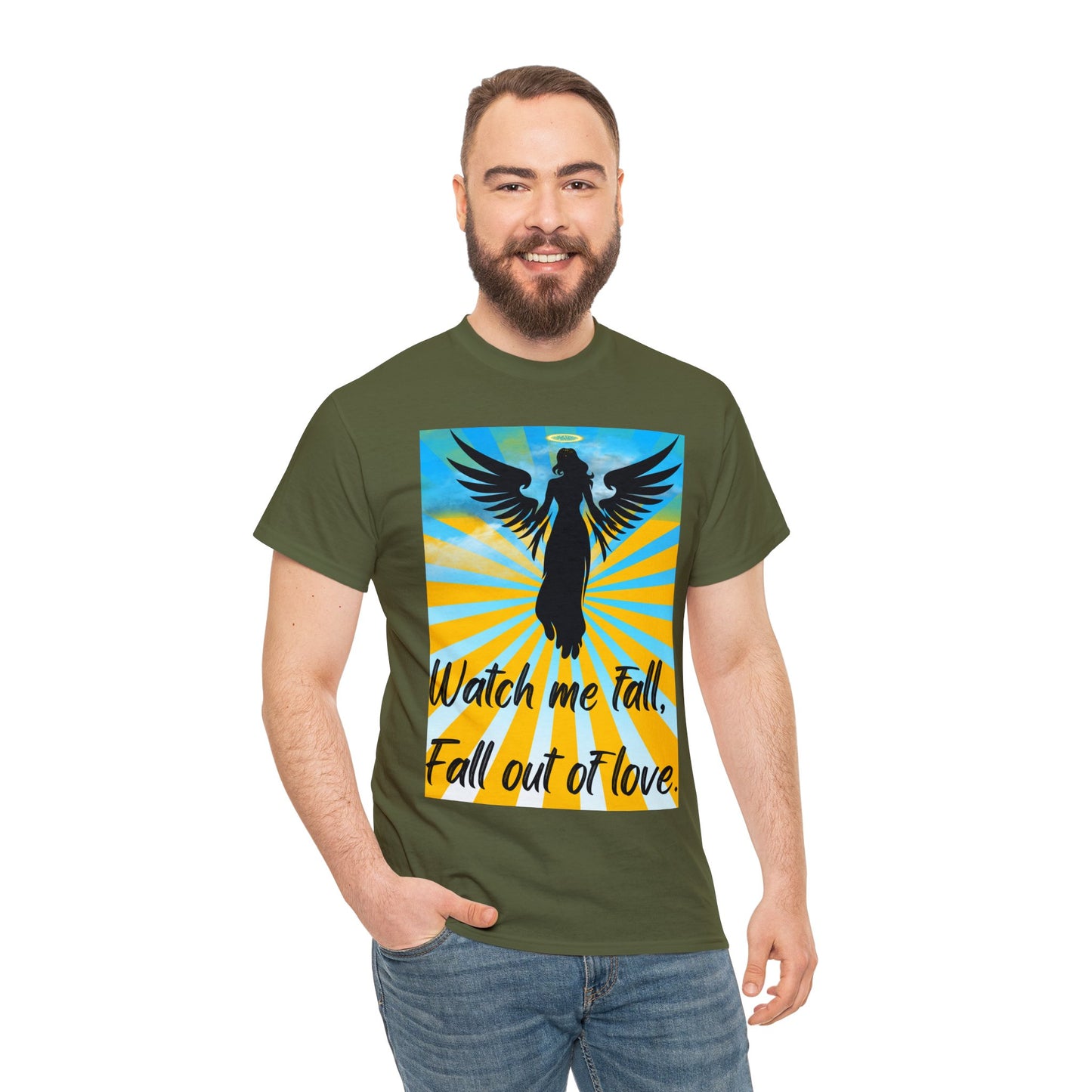 FALL OUT OF LOVE Unisex Heavy Cotton Tee