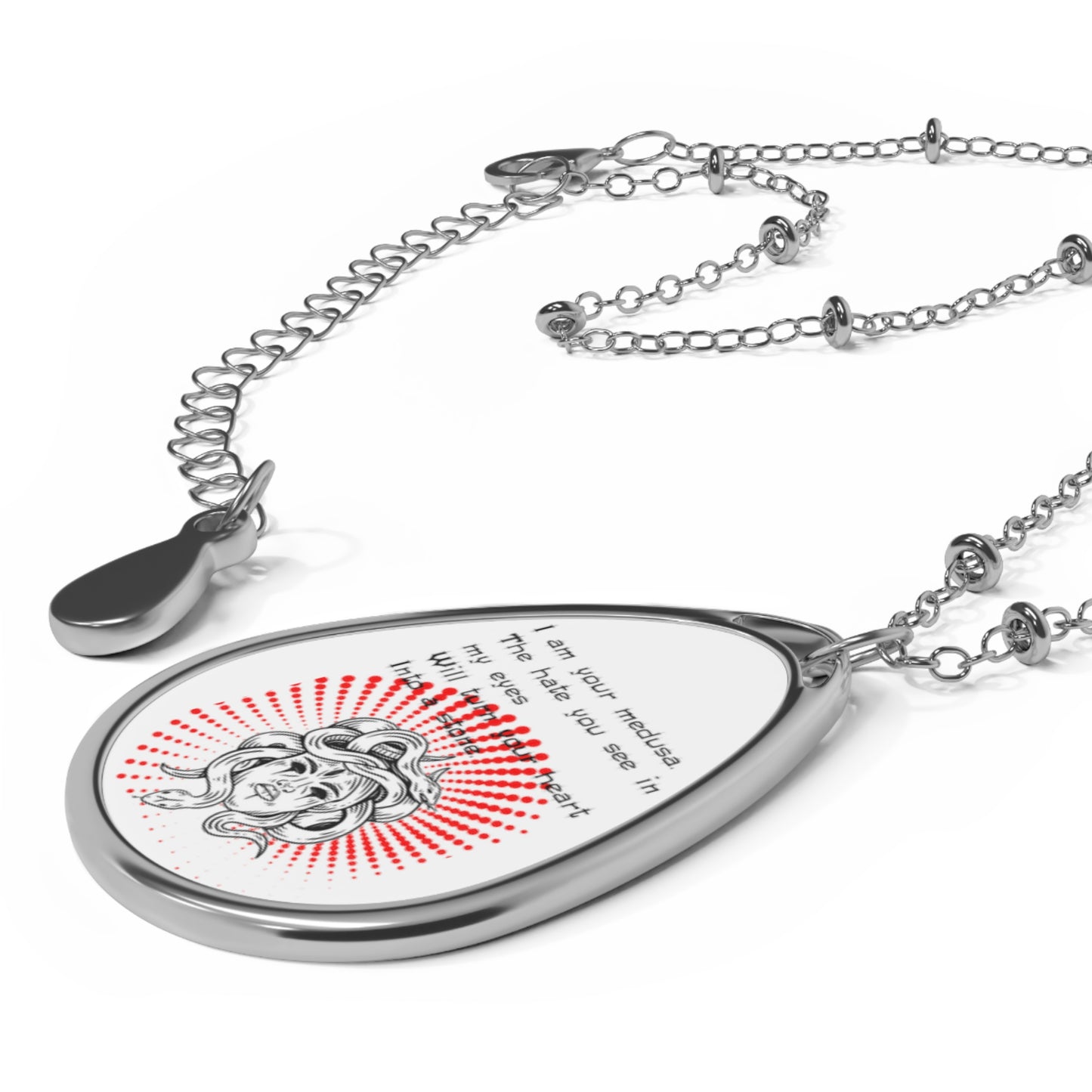 MEDUSA TALES  Oval Necklace