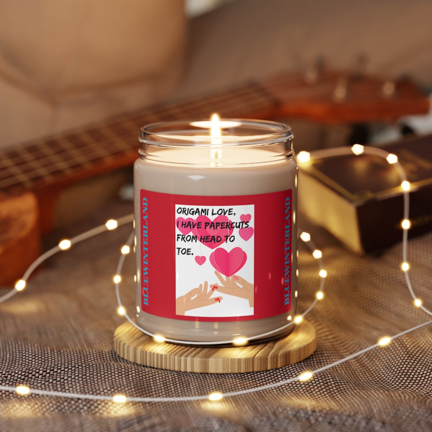 ORIGAME LOVE  Scented Soy Candle, 9oz