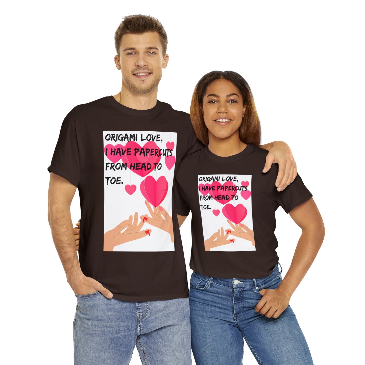 ORIGAME LOVE Unisex Heavy Cotton Tee