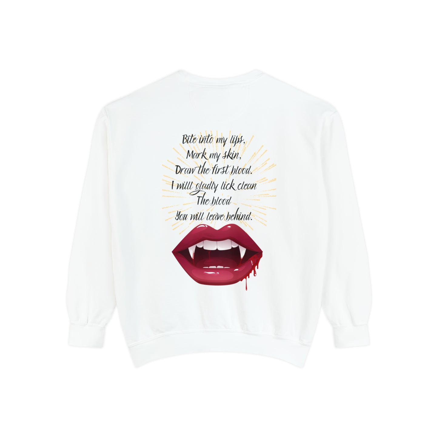 HALLOWEEN KISS Unisex Garment-Dyed Sweatshirt