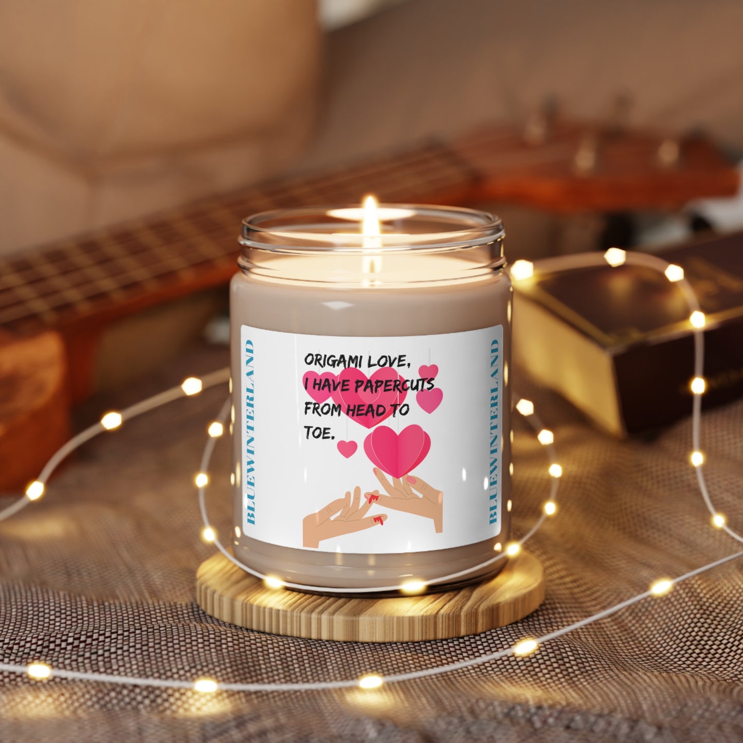 ORIGAME LOVE  Scented Soy Candle, 9oz