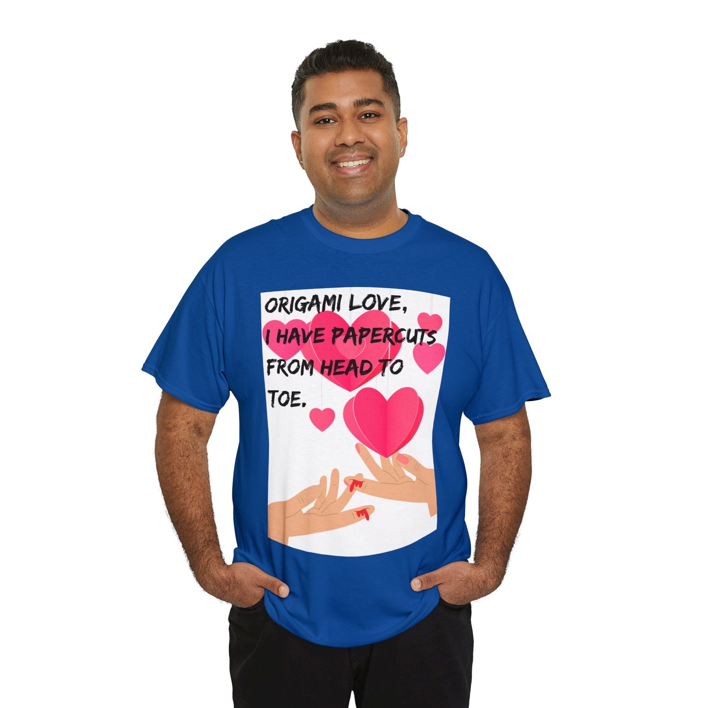 ORIGAME LOVE Unisex Heavy Cotton Tee