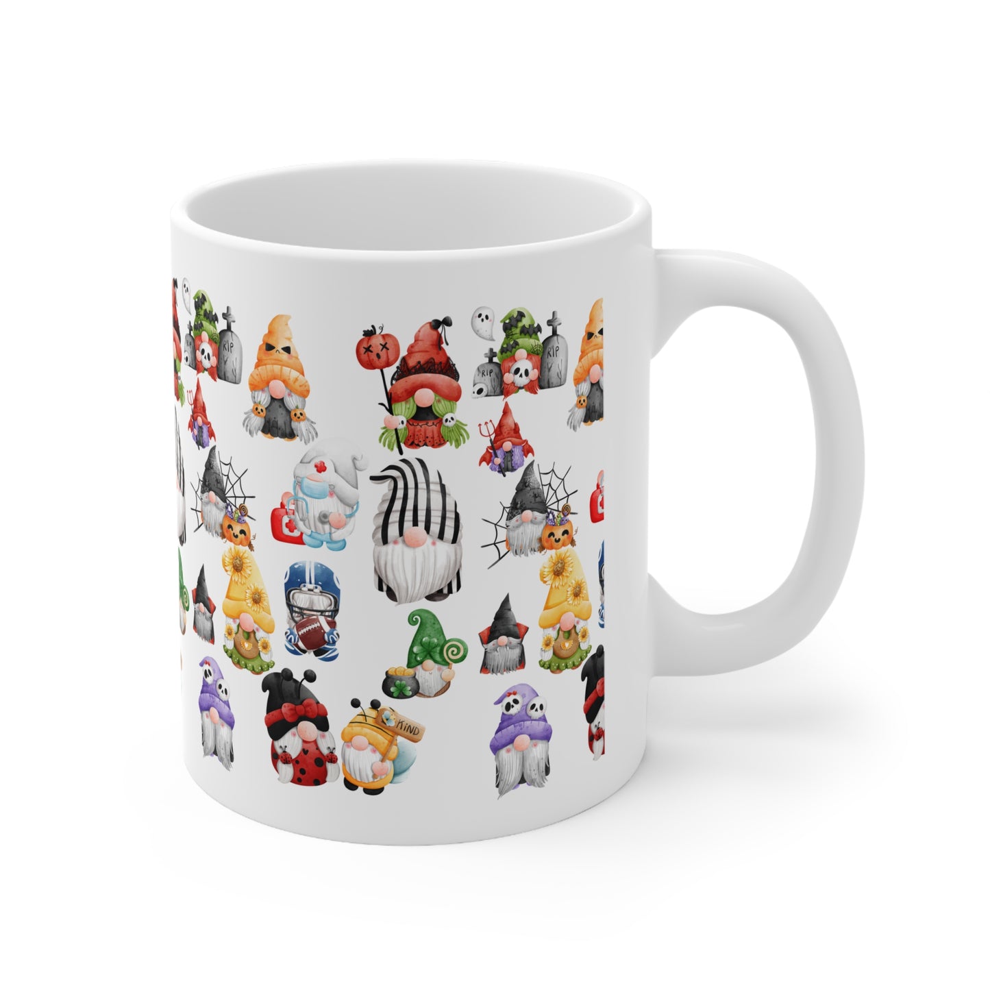 GNOMES OF HALLOWEEN Ceramic Mug 11oz