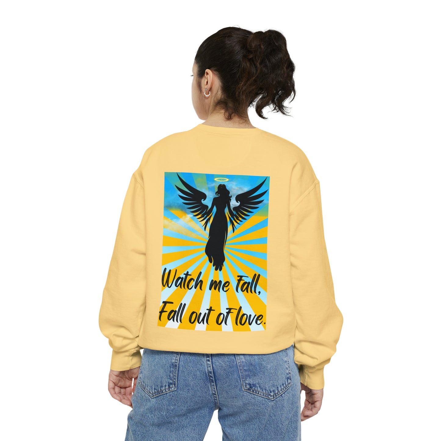 FALL OUT OF LOVE  Unisex Garment-Dyed Sweatshirt