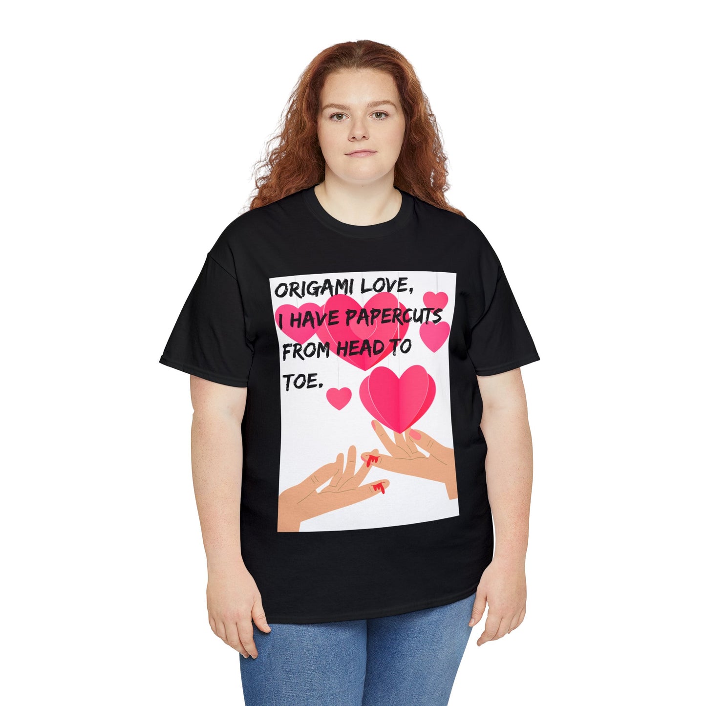 ORIGAME LOVE Unisex Heavy Cotton Tee