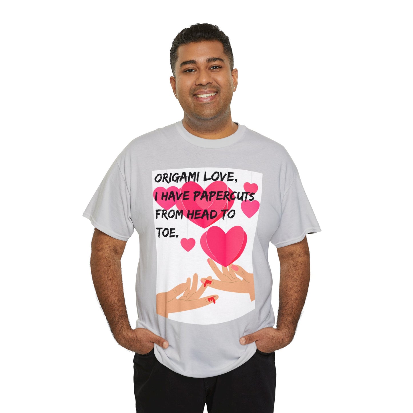 ORIGAME LOVE Unisex Heavy Cotton Tee