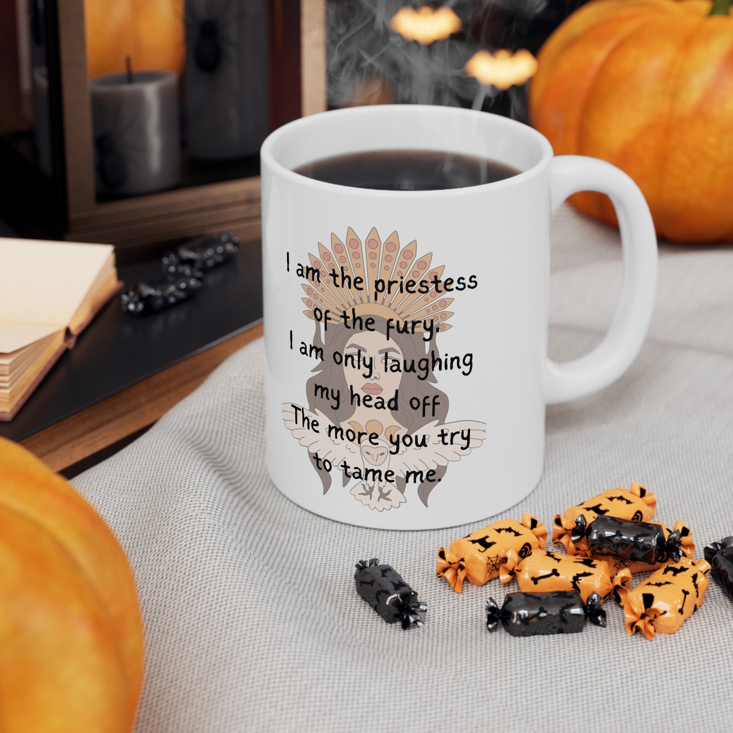 PRIESTESS OF THE FURY Ceramic Mug 11oz
