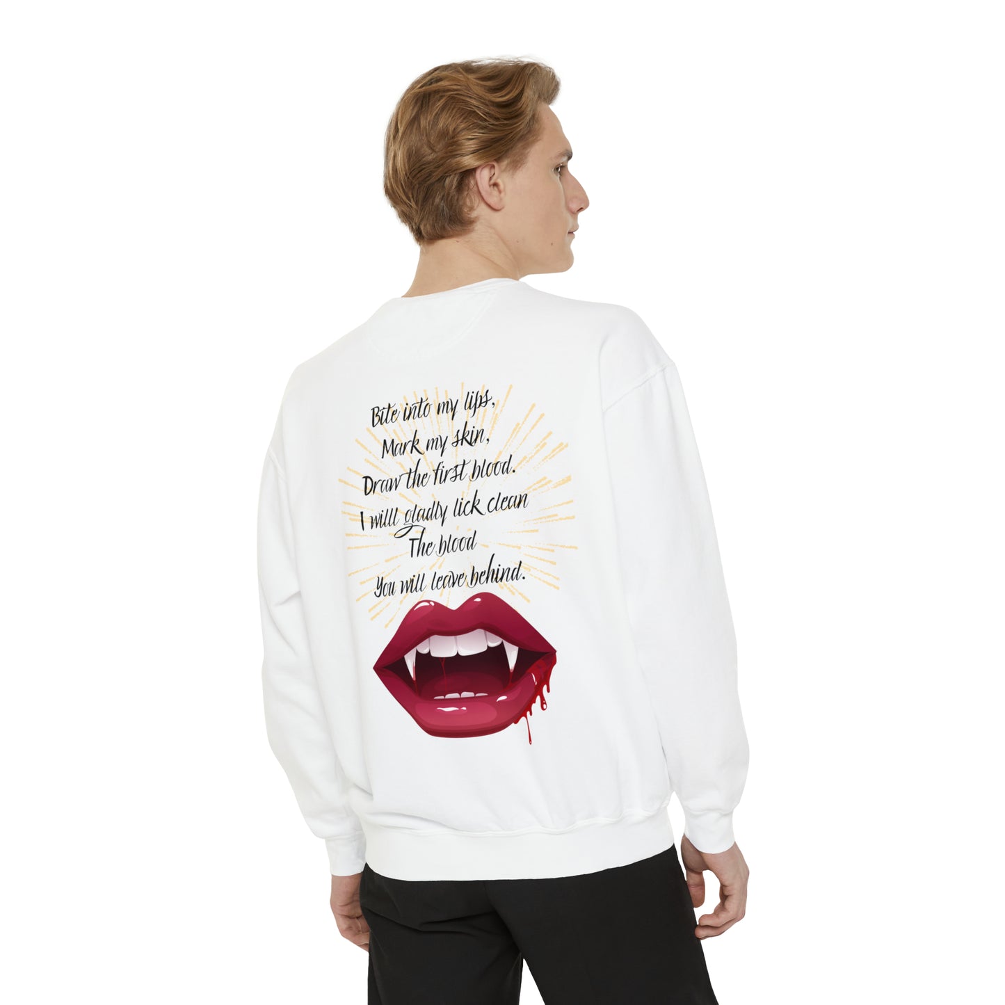 HALLOWEEN KISS Unisex Garment-Dyed Sweatshirt