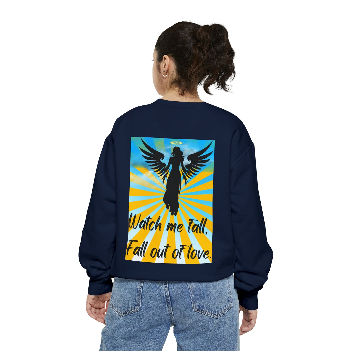 FALL OUT OF LOVE  Unisex Garment-Dyed Sweatshirt